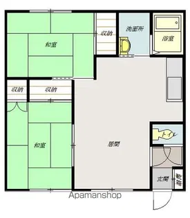 エクセドラ3.4【201号室】の間取り