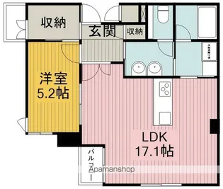 MAGNIFIQUE北桜塚【2階】の間取り