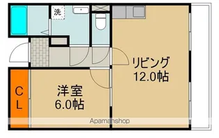 グレースシャトー【4階】の間取り