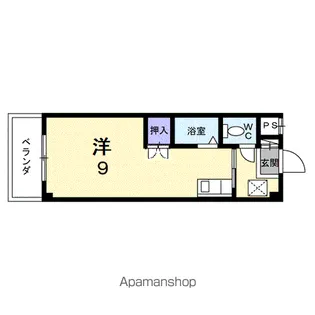 レジデンス家久【4階】の間取り