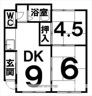 シャトレ242【1号室】の間取り