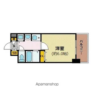 プレサンス桜通アベニュー【11階】の間取り