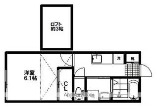 G−ROOM 2ND【102号室】の間取り