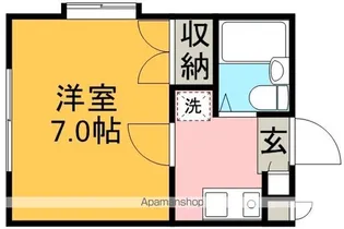 ケンジントンハイツ【1階】の間取り