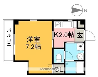ARCADIA(アルカディア)【2階】の間取り