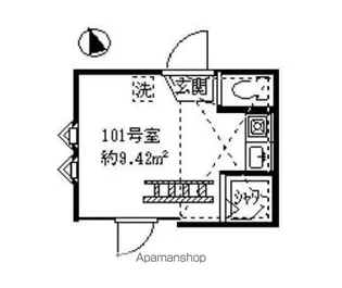 フェリスフェア【1階】の間取り