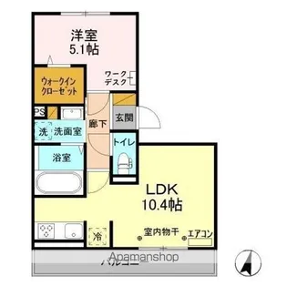 フロレスタセントラルパーク【3階】の間取り