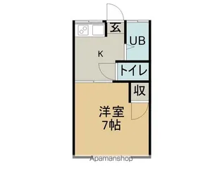 千草荘【1階】の間取り