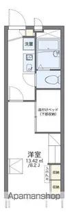 レオパレスこーぽ谷本Ⅱ【1階】の間取り