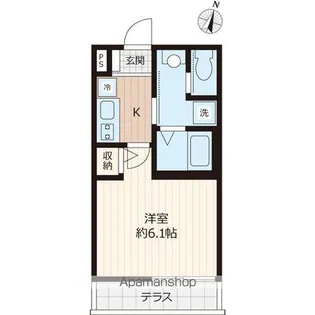 クリストール【1階】の間取り