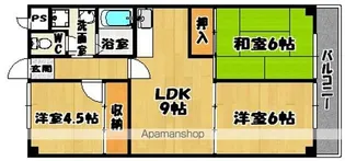 アミール西野【201号室】の間取り