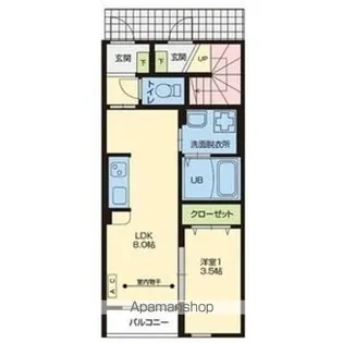 RS RESIDENCEⅡ【1階】の間取り