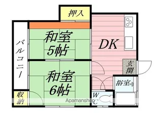 栄コーポ【2階】の間取り