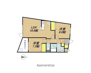 アルカンシエル【3階】の間取り