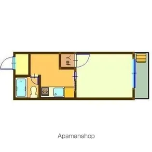 愛和マンション【401号室】の間取り