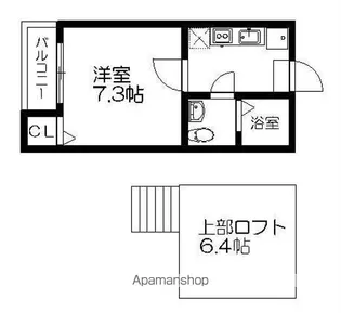 セモア 百人町【1階】の間取り