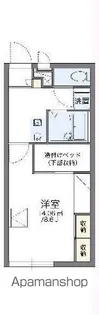 レオパレス湯ノ尻【2階】の間取り