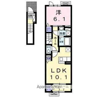 ウィッシュ・コート【2階】の間取り