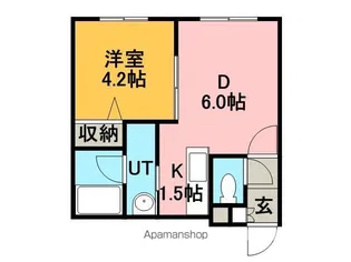 サンコート稲積公園Ⅱ【2階】の間取り