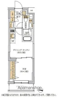 リビオメゾン湯島【3階】の間取り