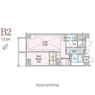 MAISON SENZOKUIKE【3階】の間取り