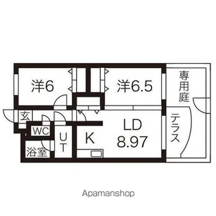ライプン(RIPEN)【1階】の間取り