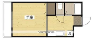 グラース亀山【4階】の間取り