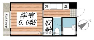 アルカディア EZ【1階】の間取り