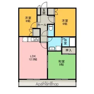 メゾン・ラ・メール【307号室】の間取り