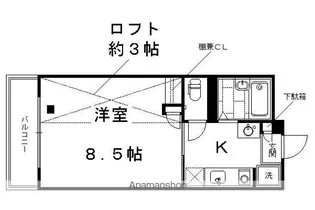 サンフェスタ東福寺(A・B棟)【B302号室】の間取り