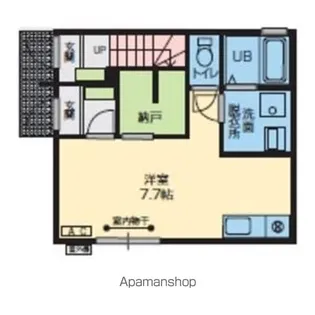 UNIR長田町【1階】の間取り