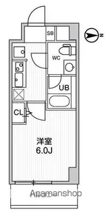ALTERNA四つ木【6階】の間取り