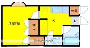 センチュリーハウス津志田B【1階】の間取り