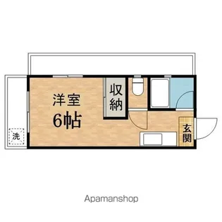 帝京マンション【2階】の間取り