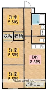 リバーフロント桜之宮【4階】の間取り