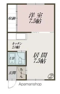 ハイツミッシェル【202号室】の間取り