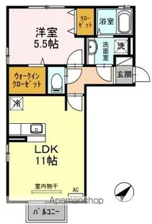 アーバン宮地D【2階】の間取り