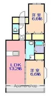 エクスアンプロバンス【1階】の間取り