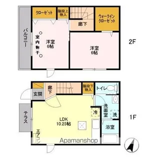 シエル【1階】の間取り
