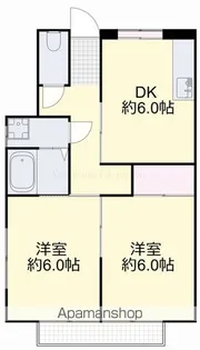 メゾンエスポアールA棟【104号室】の間取り