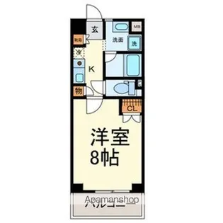 1Kの間取り画像