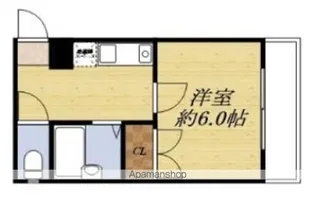 ハイツ岩本【2階】の間取り