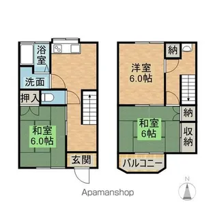 メゾン小松屋【2号室】の間取り