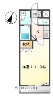 ミネルバA棟【2階】の間取り