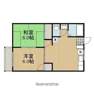 コスモグレイス桜ヶ丘【202号室】の間取り