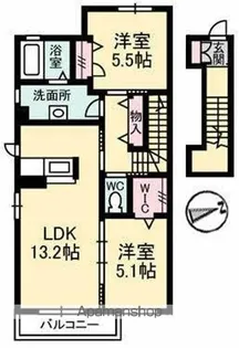 スターフィールドⅡ【2階】の間取り