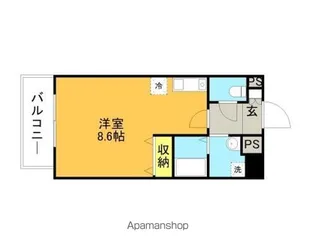 アリターレ薬院【4階】の間取り
