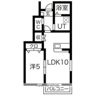 KSK北上Ⅰ【1階】の間取り