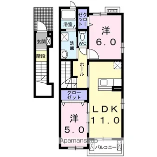 エテルノ【2階】の間取り