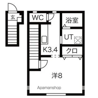 清水館I【2階】の間取り